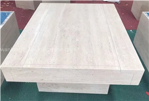 Roman Travertine For COFFEE TABLE AND PODIUMS